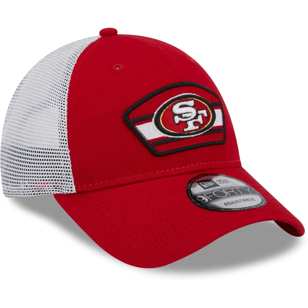 San Francisco 49ers NFL Red White New Era Trucker Hat New