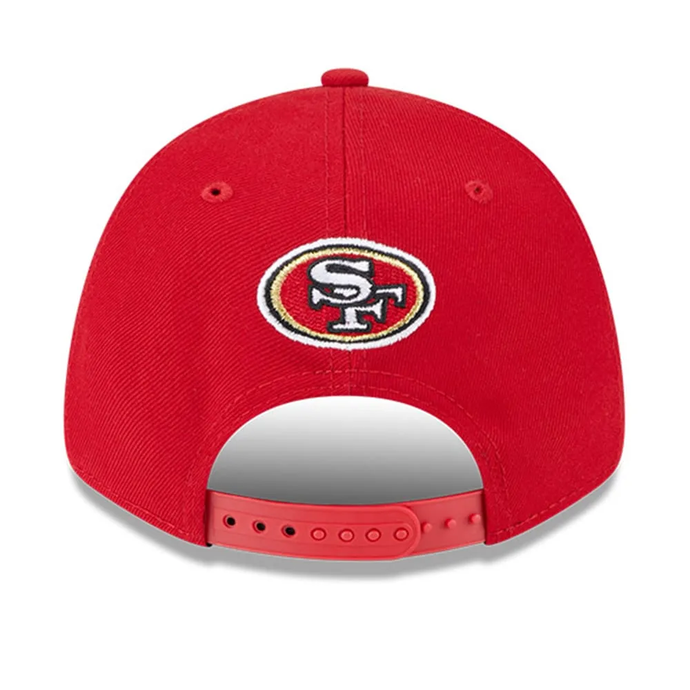 New Era Scarlet San Francisco 49ers 2023 NFL Draft 9FORTY Adjustable Hat