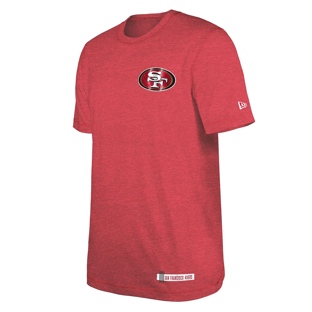 T-shirt New Era Scarlet San Francisco 49ers 2024 NFL Training Camp pour homme