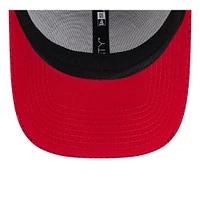 Casquette réglable New Era Scarlet San Francisco 49ers 2024 Sideline 9FORTY pour homme