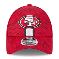 Men's New Era Scarlet San Francisco 49ers 2024 Sideline 9FORTY Stretch-Snap Hat