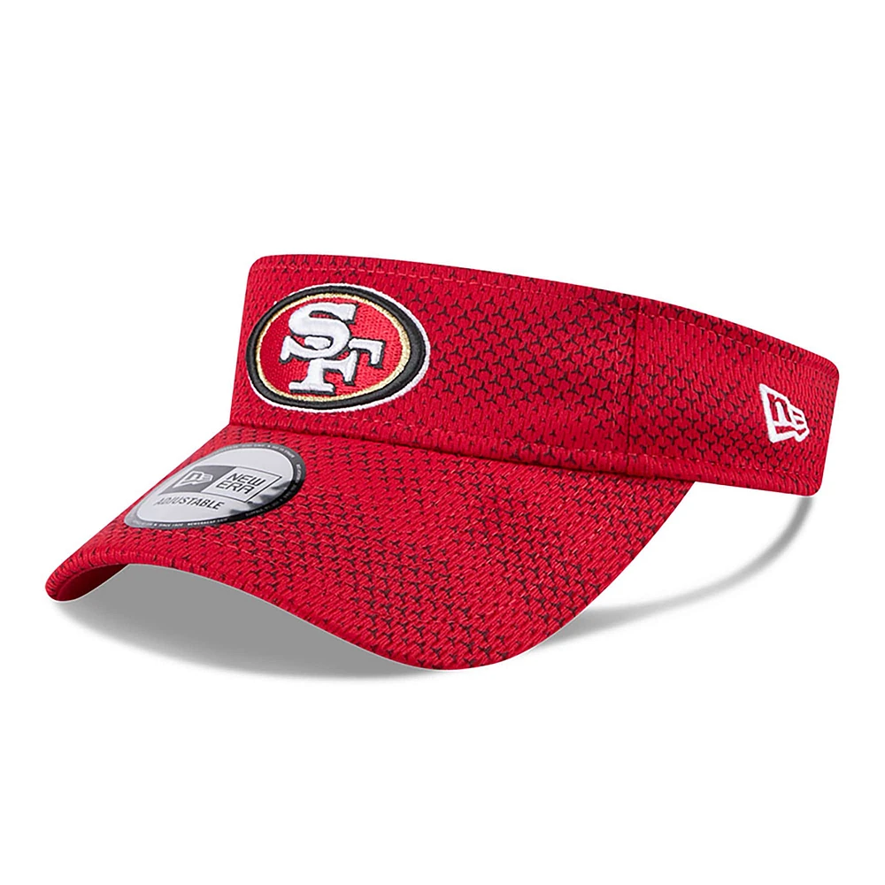 Men's New Era  Scarlet San Francisco 49ers 2024 Sideline Visor