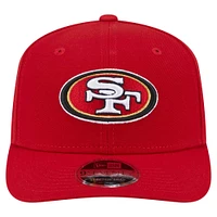 Men's New Era Scarlet San Francisco 49ers  9SEVENTY Stretch-Snap Hat