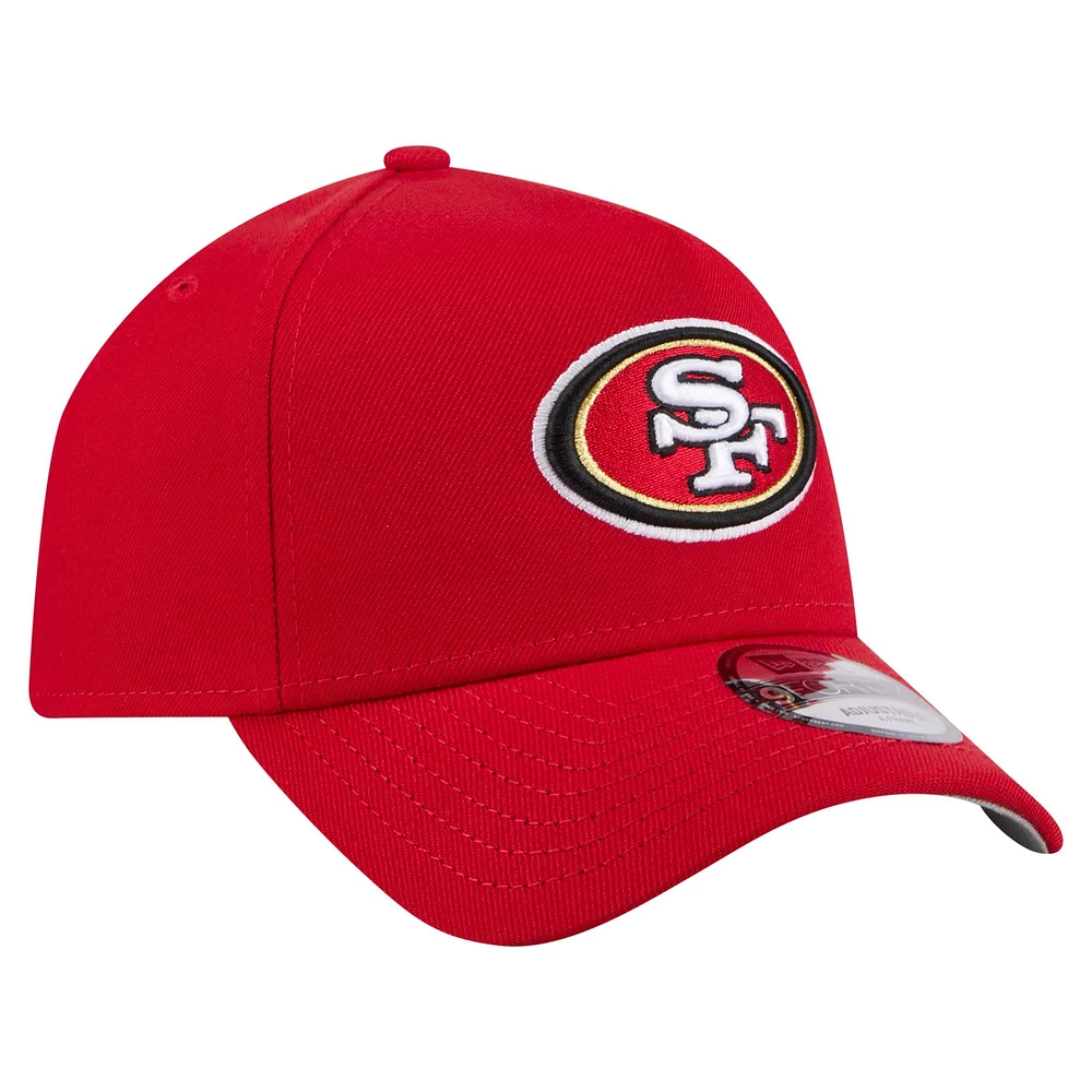 Casquette ajustable A-Frame 9FORTY Scarlet San Francisco 49ers pour homme New Era