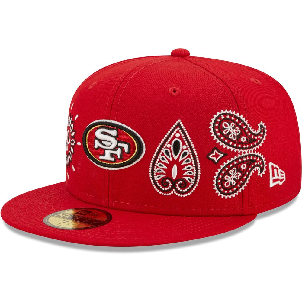 Lids San Francisco 49ers New Era Women's Team Trucker 9FORTY Snapback Hat -  Scarlet