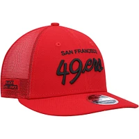 Casquette Snapback 9FIFTY Snapback Scarlet San Francisco 49ers New Era pour hommes - Collection Excellence noire