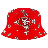 Men's New Era Scarlet San Francisco 49ers City Originals Bucket Hat