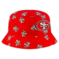 Men's New Era Scarlet San Francisco 49ers City Originals Bucket Hat