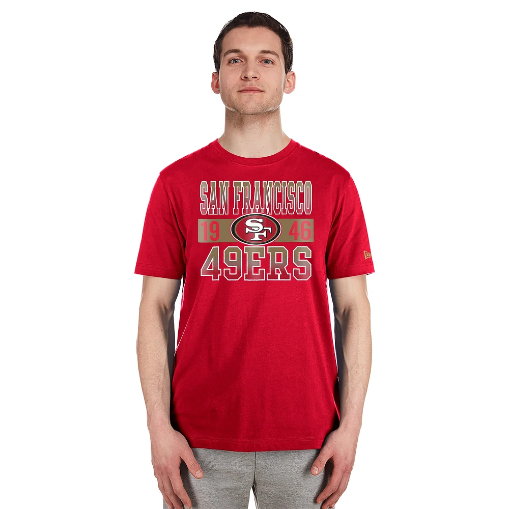 Men's New Era Scarlet San Francisco 49ers City Team T-Shirt