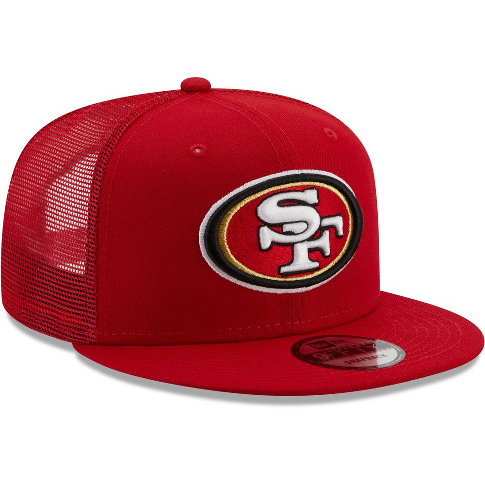 San Francisco 49ers NFL Red White New Era Trucker Hat New