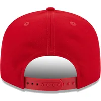 Lids San Francisco 49ers New Era Icon 9FIFTY Snapback Hat - Scarlet