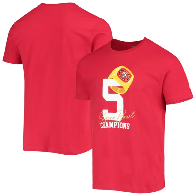 Lids San Francisco 49ers New Era Women's Historic Champs T-Shirt - Scarlet