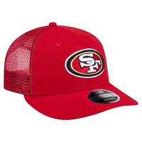 Men's New Era  Scarlet San Francisco 49ers Low Profile 9FIFTY Snapback Hat