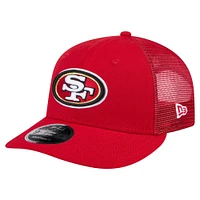 Men's New Era  Scarlet San Francisco 49ers Low Profile 9FIFTY Snapback Hat