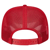 Casquette New Era Scarlet San Francisco 49ers Main Trucker 9SEVENTY Stretch-Snap pour homme