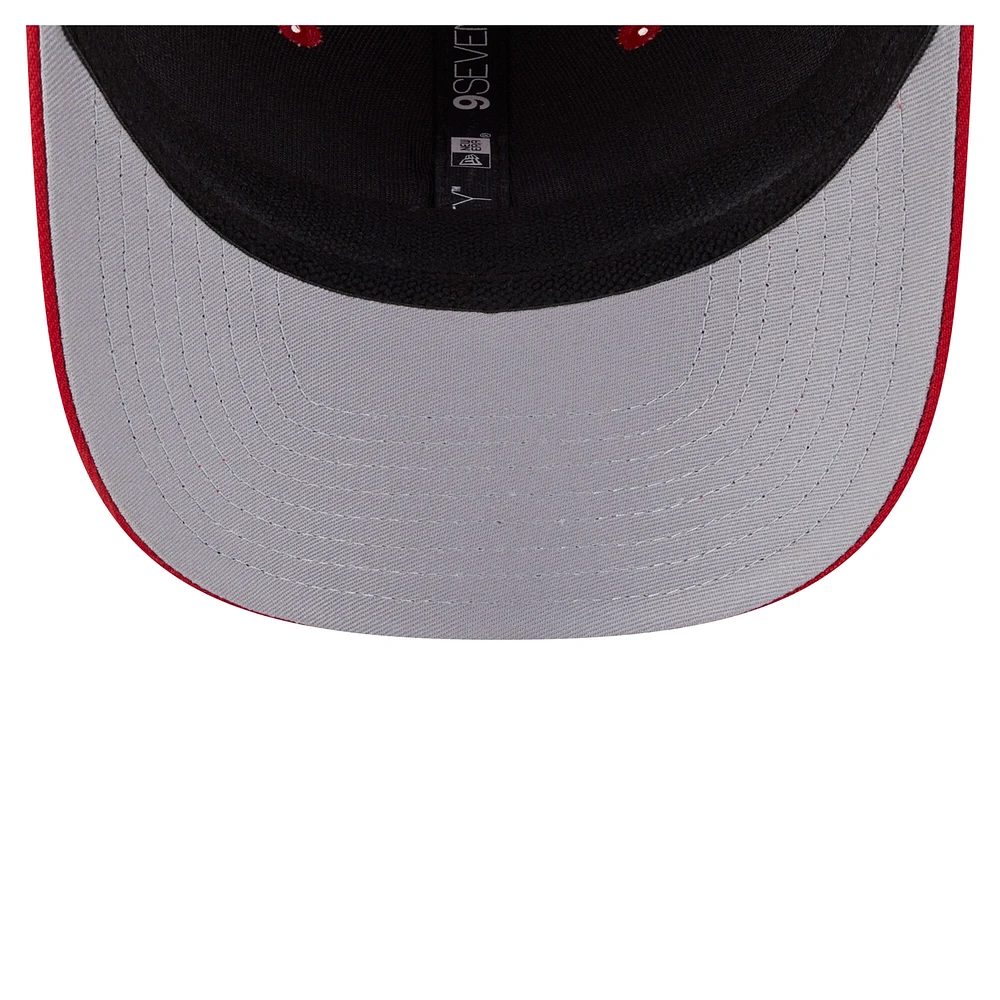 Casquette New Era Scarlet San Francisco 49ers Main Trucker 9SEVENTY Stretch-Snap pour homme