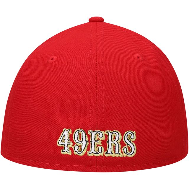 New Era Scarlet San Francisco 49ers Omaha Low Profile 59FIFTY Casquette ajustée pour homme