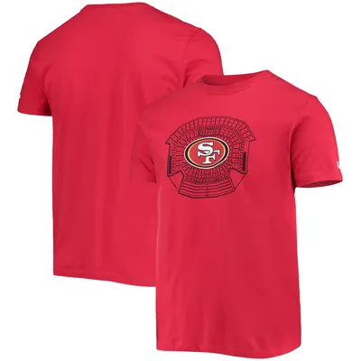 San Francisco 49ers New Era Women's Historic Champs T-Shirt - Scarlet