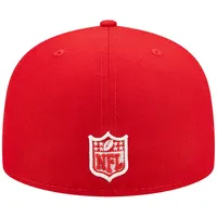 New Era Caps San Francisco 49ers Pop Sweat 59FIFTY Fitted Hat Red