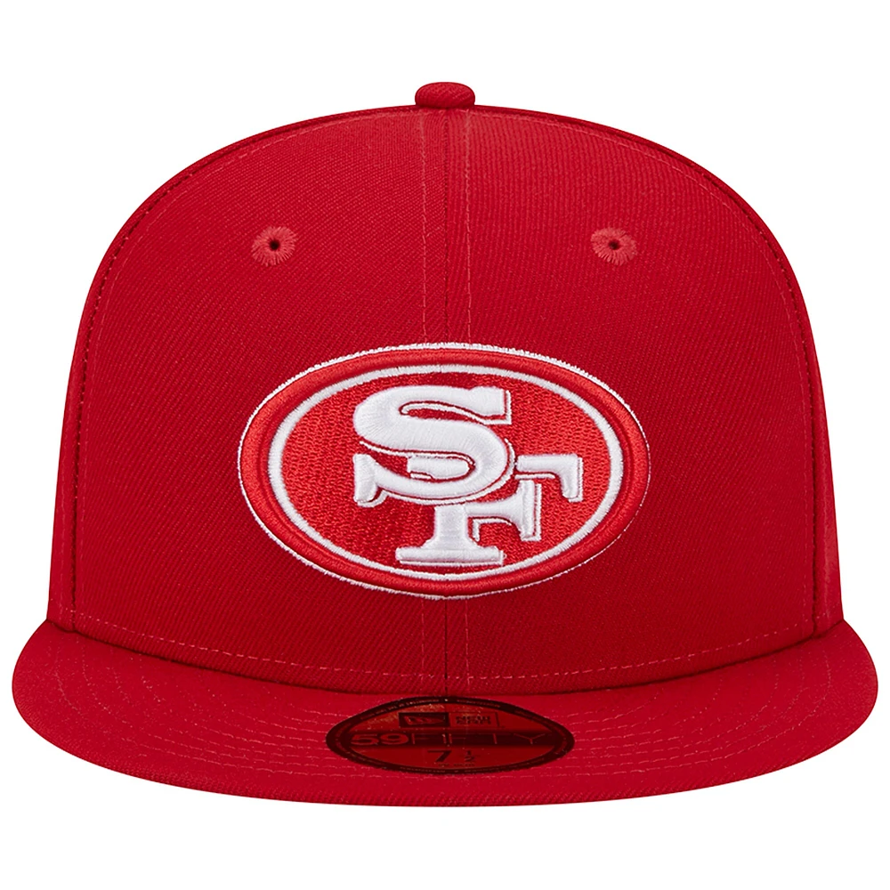 V107988 49ER SCAWHI NFL Patch principal 59FIFTY SCA HATMENHIC