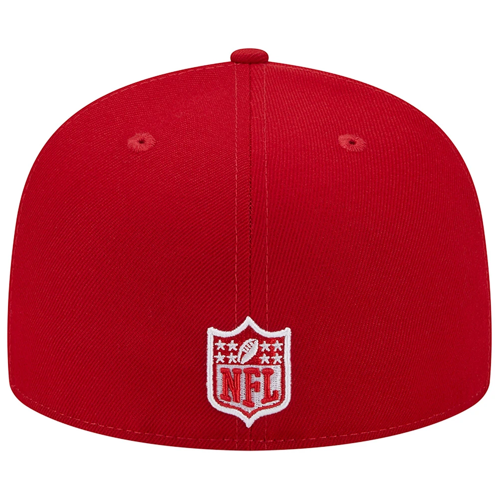 V107988 49ER SCAWHI NFL Patch principal 59FIFTY SCA HATMENHIC