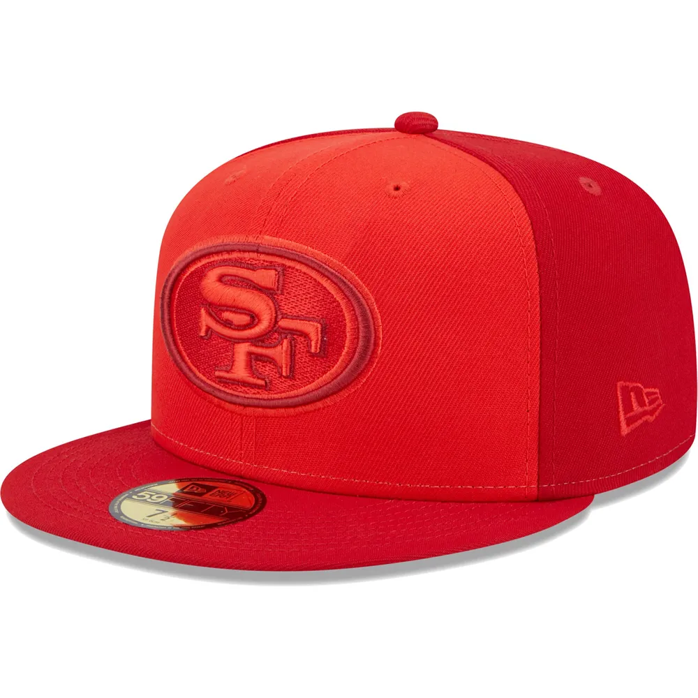 San Francisco 49ers New Era Youth All Black/Red Bill With Super