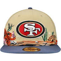 Men's New Era Tan San Francisco 49ers Landscape 59FIFTY Fitted Hat