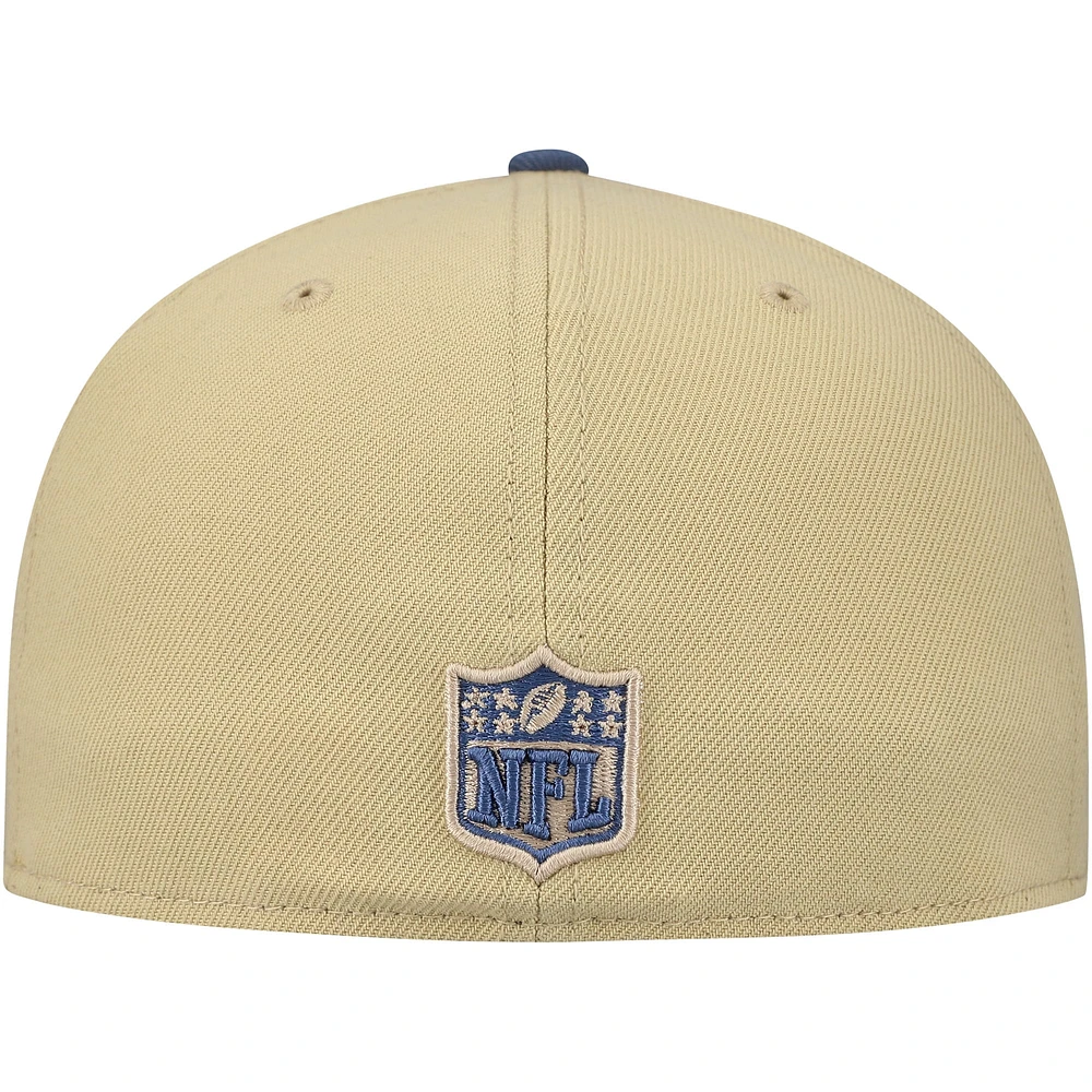 Men's New Era Tan San Francisco 49ers Landscape 59FIFTY Fitted Hat