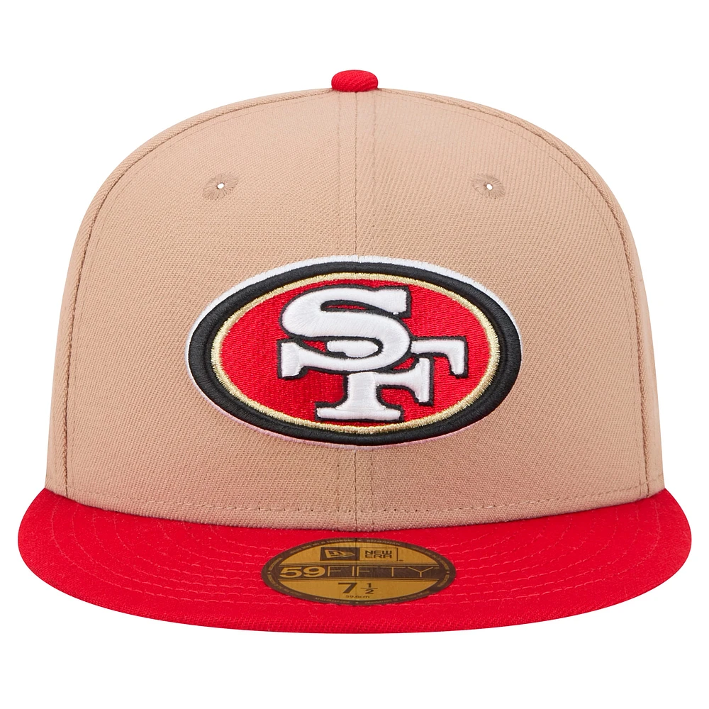 Casquette ajustée 59FIFTY avec logo principal des San Francisco 49ers de New Era pour homme