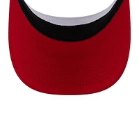 Men's New Era White/Scarlet San Francisco 49ers 2024 NFL Training Camp Adjustable Visor