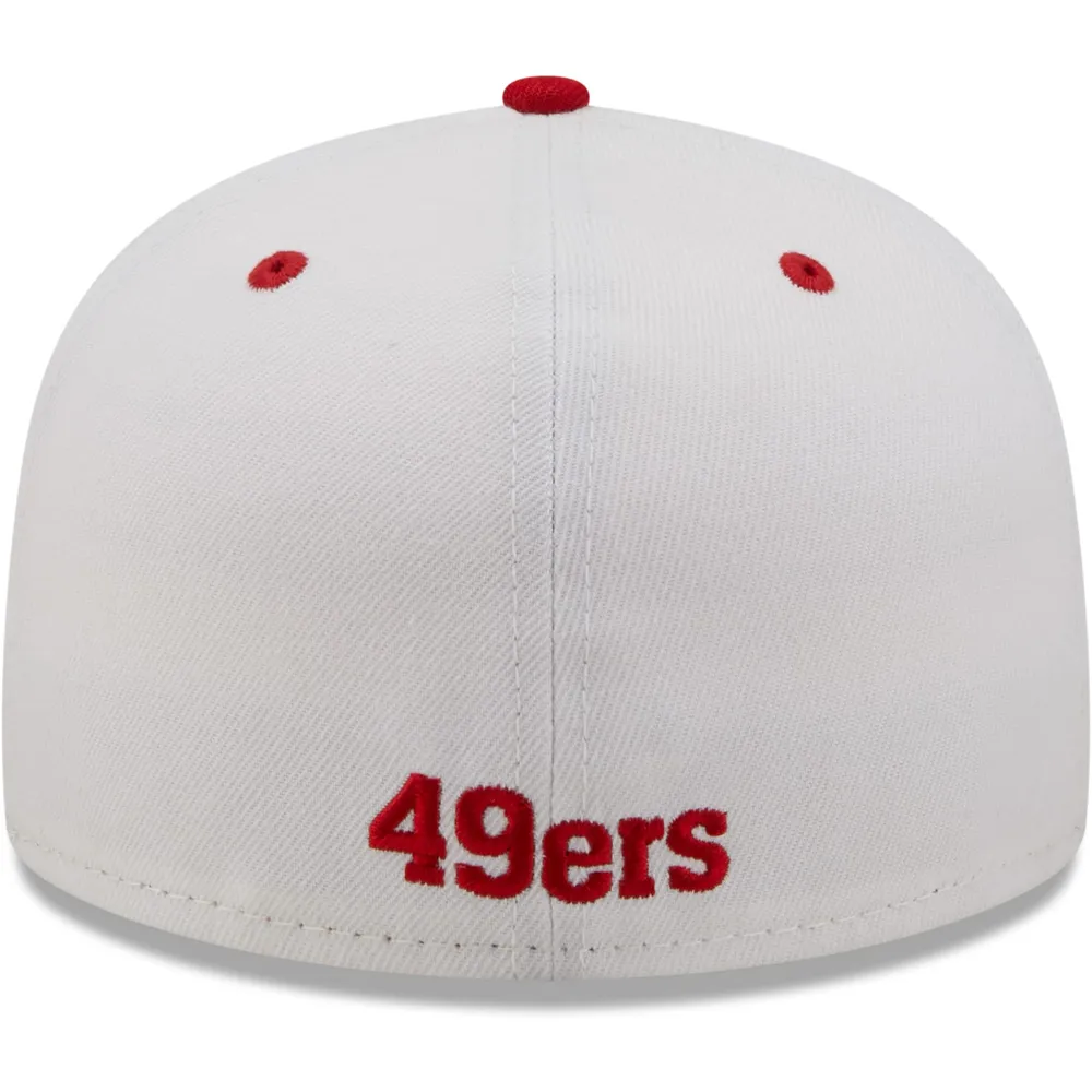 : New Era Men's White/Scarlet San Francisco 49ers