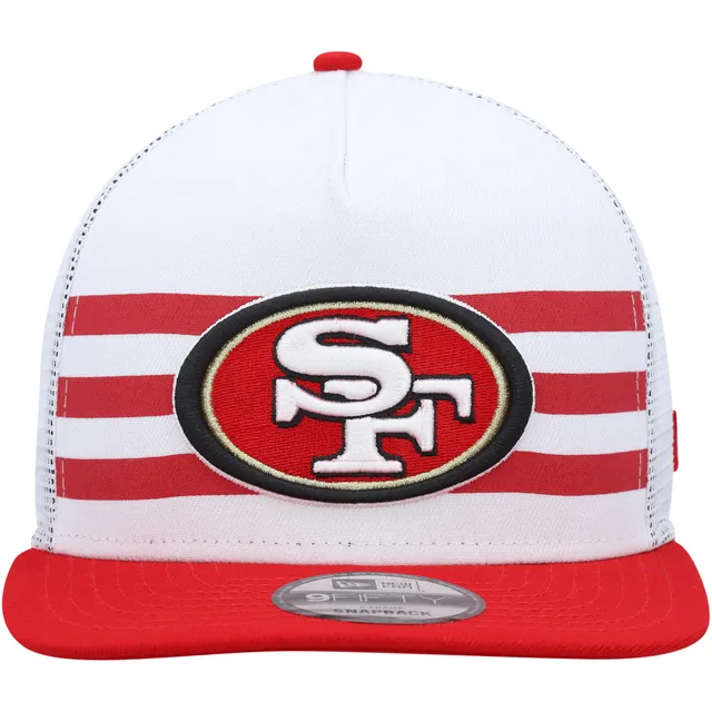 Lids San Francisco 49ers New Era Club 9FIFTY Snapback Hat - Scarlet