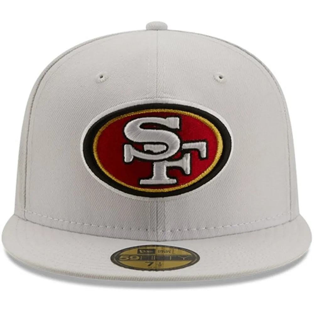 Men's New Era White San Francisco 49ers Omaha 59FIFTY Fitted Hat