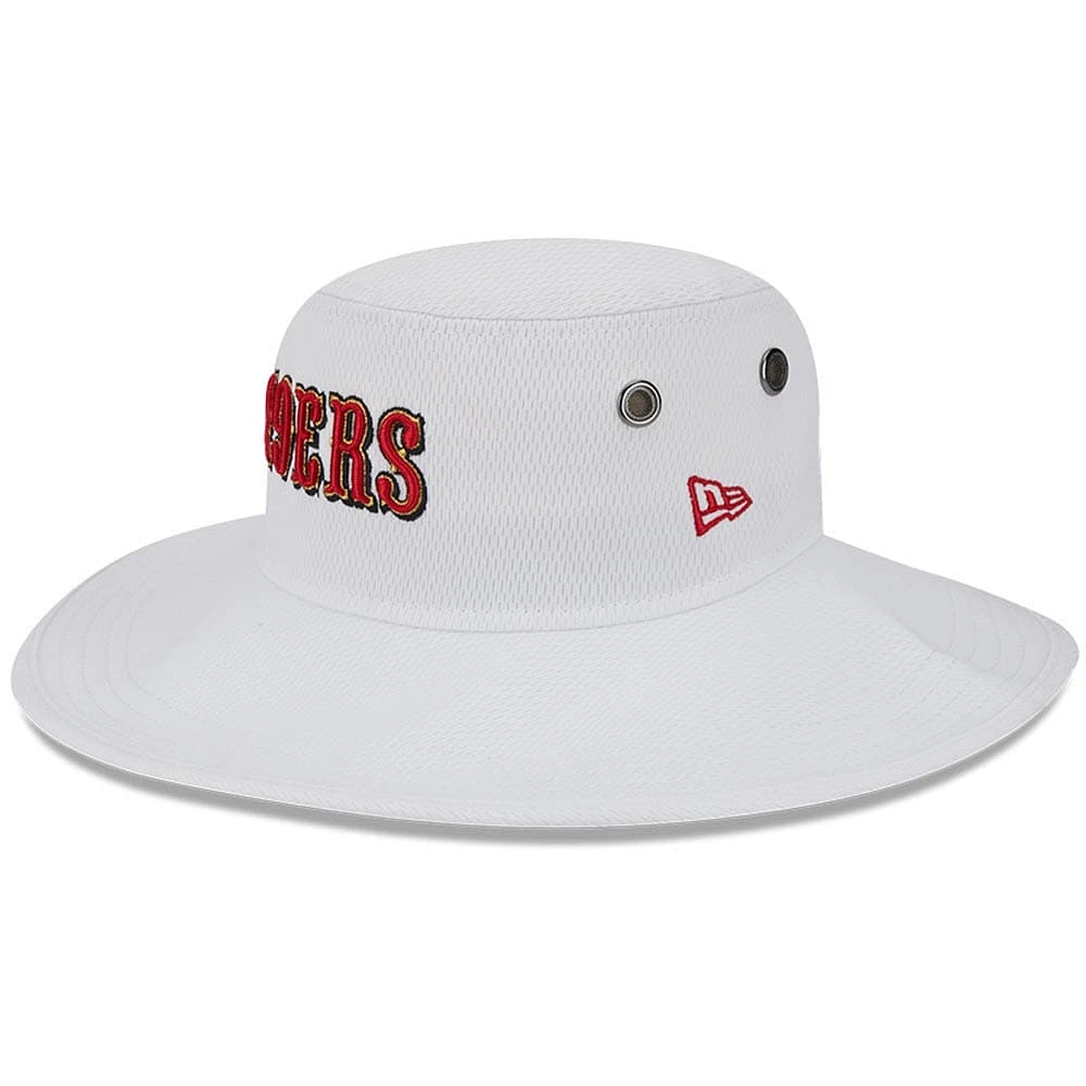 Men's New Era White San Francisco 49ers 2023 NFL Training Camp Panama Bucket Hat