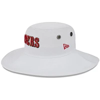 Men's New Era White San Francisco 49ers 2023 NFL Training Camp Panama Bucket Hat