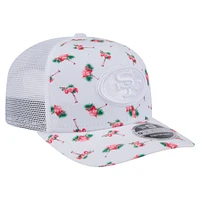 Casquette extensible à bouton-pression 9SEVENTY Adventure Flamingo Pattern des San Francisco 49ers de New Era pour homme