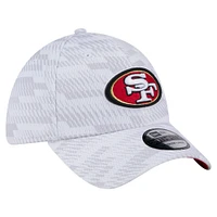 Casquette New Era blanche Gameday Graded 39THIRTY Flex des San Francisco 49ers pour homme