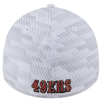 Casquette New Era blanche Gameday Graded 39THIRTY Flex des San Francisco 49ers pour homme