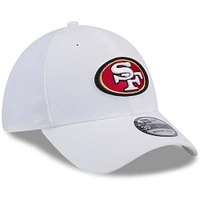 Casquette flexible principale 39THIRTY des San Francisco 49ers New Era pour hommes, blanche
