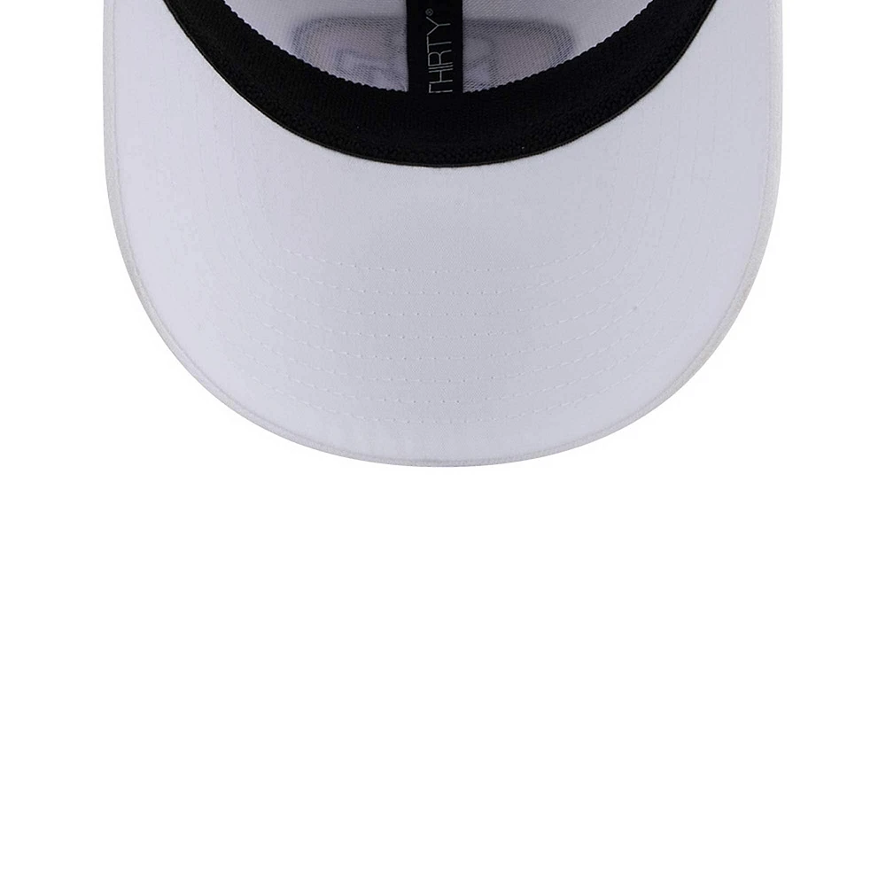 Casquette flexible principale 39THIRTY des San Francisco 49ers New Era pour hommes, blanche