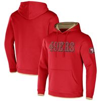 Men's NFL x Darius Rucker Collection by Fanatics Scarlet San Francisco 49ers Pullover Hoodie