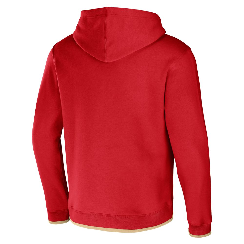 Men's NFL x Darius Rucker Collection by Fanatics Scarlet San Francisco 49ers Pullover Hoodie