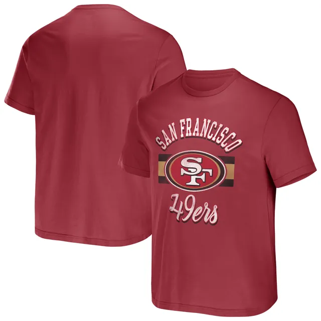 Men's NFL x Staple Red San Francisco 49ers All Over Print T-Shirt