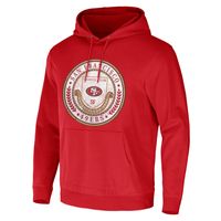 Men's NFL x Darius Rucker Collection by Fanatics Scarlet San Francisco 49ers Washed Pullover Hoodie