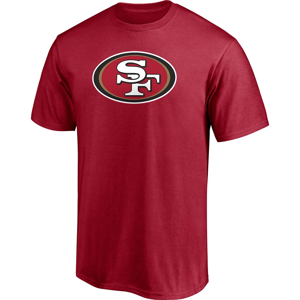 Men's Nick Bosa Scarlet San Francisco 49ers Player Icon Name & Number T-Shirt