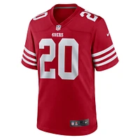 Maillot de match Nike Ambry Thomas Scarlet San Francisco 49ers pour homme