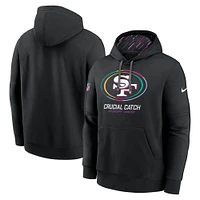 Sweat à capuche Nike noir San Francisco 49ers 2024 NFL Crucial Catch Club pour homme