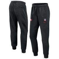 Men's Nike Black San Francisco 49ers 2024 Sideline Club Pants