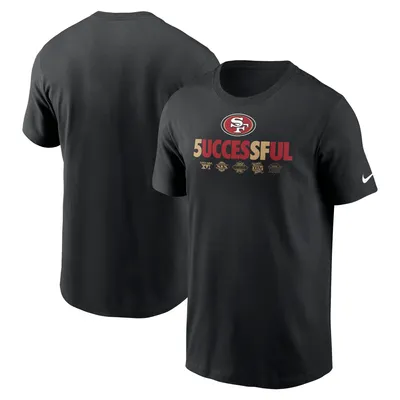 Mens Nike 49ers Fan Gear Primary Logo T-Shirt Black