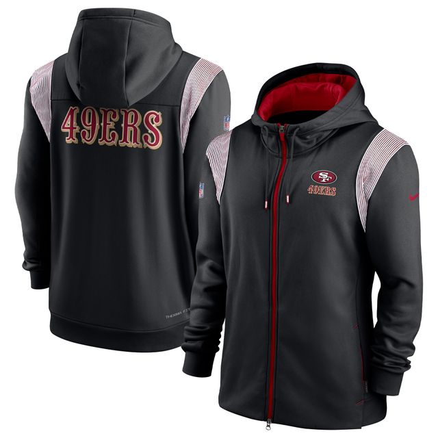 Nike Men's Black San Francisco 49Ers Sideline Logo Performance Pullover  Hoodie - Macy's